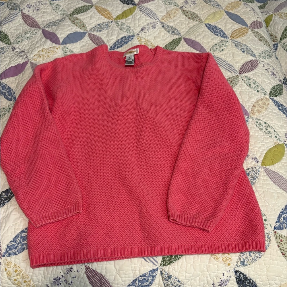 Talbots pink sweater, size S, excellent condition